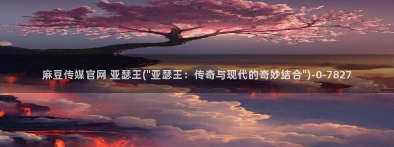 麻豆印画传媒官网